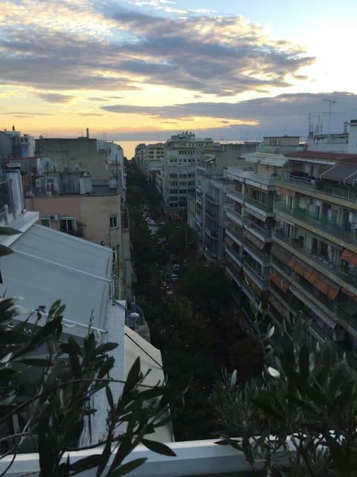 Stylish Seaview Rooftop Tesalonika Bagian luar foto